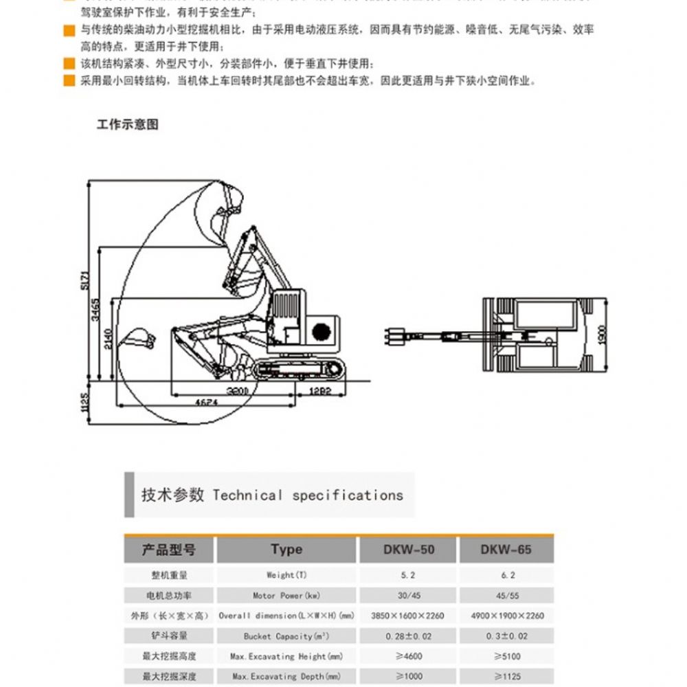 CSW-65礦用電動(dòng)挖掘機(jī)